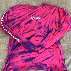 TIE DYE VANS LONG SLEEVE